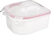 Warm Nail Spa Bowl, Double Layer Resistant Soak Off Bowl, Professional Acetone Hand Manicure Tool for Salon Or Home Use