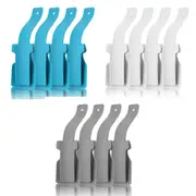 Lazy Shoe Helper Handled Easy Lifting Helper On And Off Shoe Horn Curve Design - 4pcs
