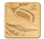 Cronulla Sharks NRL Bamboo Serving Cheeseboard or Chopping Board