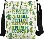 [FEELMEM] Irish Dancer Crossbody Bag Irish Dancer Gift Irish Dance Bag Irish Dance Teacher Gift Irish Gift Irish Dance Era Bag