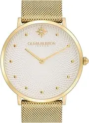 [Olivia Burton] Women's ULTRA SLIM Watch, gold/white, 40MM