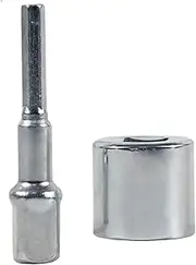 Trailer Jack Drill Adapter | 6.29 Inches Scissor Jack Socket | Wrench Attachment Tool | Compact Labor-Saving Tool Aluminum Cast Iron For Trailer Leveling, Trucks, Camping