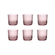 Bormioli Rocco America '20s 300ml Rock Drink Glasses Set 6 - Lilac