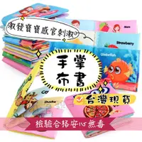 在飛比找松果購物優惠-台灣公司貨 『當天發貨』寶寶布書 手掌布書 布書 早教布書 