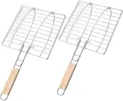 CONGARTENO Grill Basket Barbecue Tool Beef Grilling Mesh Outdoor Camping Home Bbq Essential Equipment