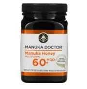 Manuka Doctor, Manuka Honey Multifloral, MGO 60+, 17.6 oz (500 g)