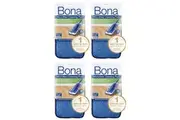 4PK Bona Microfibre Cleaning Pad for Mop Floor Cleaning Washable Reusable