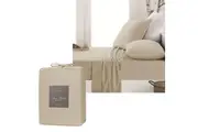 Micro Flannel Sheet Set Latte by Ardor
