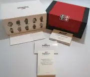Tissot Box Pouch Books Warranty Card Automatic Watch & Chronograph Instructions