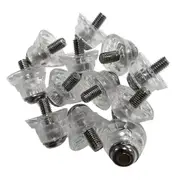 12Pcs Football Boot Studs Shoe Replacement Spikes 13mm 16mm Football Shoe Studs Spikes for Football transparent