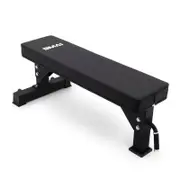 SMAI Flat Bench With Wheels - Black