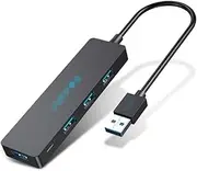 SHU-Store Fit for USB Hub 3.0 Multi USB Splitter 4 USB Port 3.0 2.0 Fit for Lenovo Xiaomi MacBook Pro PC Hub USB 3 0 (Color : USB 3.0 HUB)
