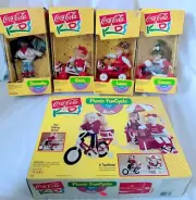 1993 Ertl Coca Cola Coke Kids COMPLETE DOLL LINE & Picnic FunCycle SEALED RARE