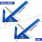 Aluminum Center Scribe Marking Gauge 45°/90° Line Caliber Ruler Measuring Tool