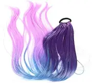 minkissy Women's Wig Ponytail Hair Accessories for Hair Toppers Girl Hair Accessories Hair Accessories Hair Extensions Hair Extensions Colorful High Temperature Wire