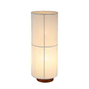 Matilda Modern Classic Linen Shade Metal Floor Lamp Light White