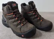 MERRELL Men's Size 11.5 M Strongfield Waterproof Composite Toe Brown Work Boots