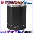 LF# Smokeless Tabletop Fire Pit Indoor Outdoor Table Top Firepit Mini Stove (Bla