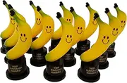 Plastic Gold Trophies, Oscar Trophy, Thumbs Up Trophy, High Five Trophy, Youre #1 Trophy, Star Trophy, Banana Trophy, Rock Star Trophy, by Playscene