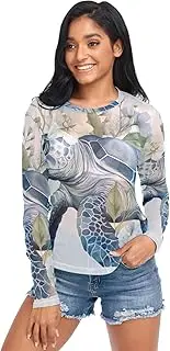 [RPLIFE] Christmas Fir Womens Mesh Top, Transparent Tops for Women Sexy