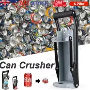 16oz Beer Soda Can Crushers Bottle Metal Opener Heavy Duty Wall Mounted Smashers