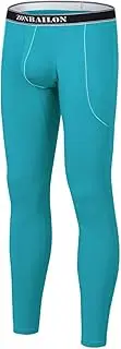 [MUEBAIRES] Mens Leggings,Long Johns，Low Rise and Thin Style Thermal Pants for Men,Mens Lightweight Baselayer Leggings