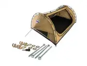 Kings Big Daddy Deluxe Double Swag + GroundGrabba Junior Kit - Ground Stakes Kit