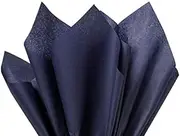 Navy Blue Tissue Paer 15inch x 20inch 120 Sheets Premium Quality Gift WRAP Tissue Paper by A1 bakery supplies Made in USA