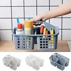 Plastic Hollow Out Storage Basket Washing Basket For Bathroom/Toilet