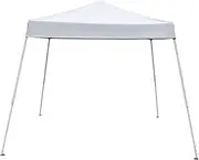 COOKX FLOYINM 2.5 x 2.5m Portable Home Use Waterproof Folding Tent White for Wedding Camping Parking and Other Parties