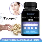 Multi Collagen Capsules - Promotes Hair & Nail Growth,Supports Skin Elasticity