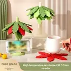 Creative Tree Shape Table Mat Anti Scald Foldable Coaster Teapot Hot Pots