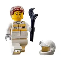 在飛比找蝦皮購物優惠-LEGO 樂高 76897 奧迪 audi 賽車手 含頭髮 