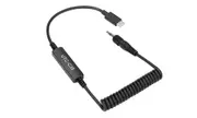 SARAMONIC 3.5mm Locking Type Male Jack to USB Type-C cable with AD converter lavalier microphone
