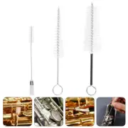 3 Pcs Mouthpiece Cleaning Brush Sax Flute Grooves Alto Swab Tool