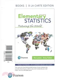 在飛比找三民網路書店優惠-Elementary Statistics + Mylab 