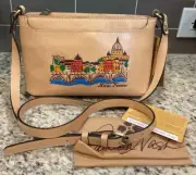 PATRICIA NASH Aimee Crossbody Nice France P1085541 Natural MSRP $169 NWT