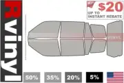 Rtint Precut Window Tint Kit for Suzuki XL-7 2001-2006 Tinting Films (for: Suzuki)
