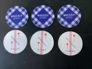 6 x Bulliet Frontier Bourbon / Harpoon Harry Australian Issue COASTERS