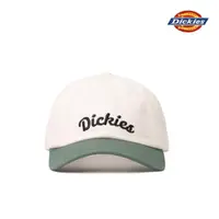 在飛比找momo購物網優惠-【Dickies】男女款雲白色撞色純棉品牌刺繡Logo棒球帽