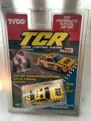 Tyco Slot Car TCR TAXI HO Slotless Jam Car NEW