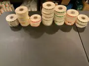 22 Rolls Dissolvable Date Labels — 1 Inch - Day Dots