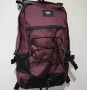Vans Original Backpack Burgundy Maroon Bungee Cordura Fabrics