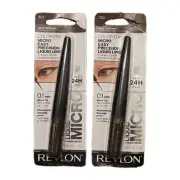 Revlon Micro Easy Precision Liquid Liner, 302 What The Fudge, 2 Pack