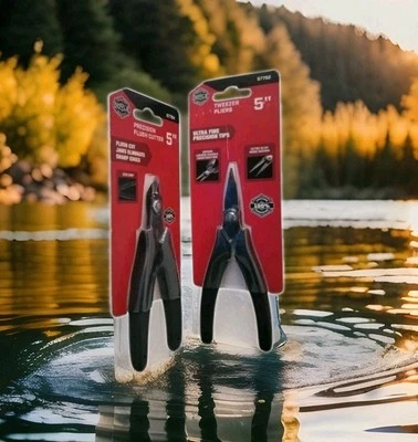 Two DOYLE 5" Flush Cutters Plier/ Tweezer Pliers.