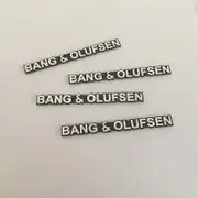2pcs 5pcs 10pcs B&O BANG OLUFSEN car Hi-Fi Speaker audio Speaker Badge stereo Emblem sticker car styling accessories