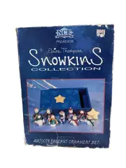 1998 NCE Elaine Thompson Snowkins Nativity Set 94685