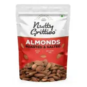 Nutty Gritties Premium California Roasted Almonds 200g, Free Shipping World Wide