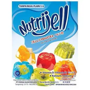 印尼 NUTRIJELL Jelly Powder 果凍粉 洋菜粉 15g