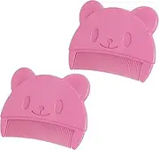 2Pcs Cute Baby Cradle Cap Comb Ergonomic Baby Hair Brush Comb Lightweight Baby Shampoo Brush for Newborns Infants Combing hair
